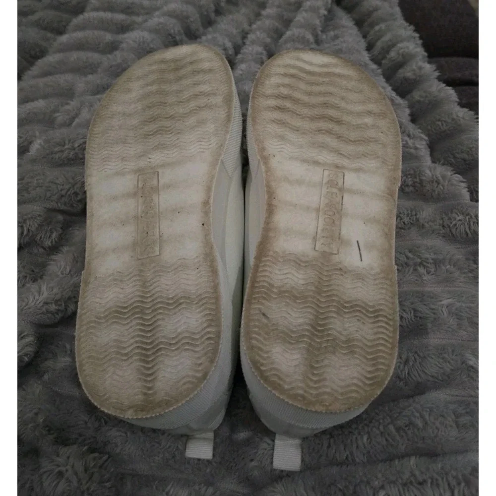 Sole Society Women's SO-Zamilio White Platform Leather Sneaker Size 8M.  EUC!!